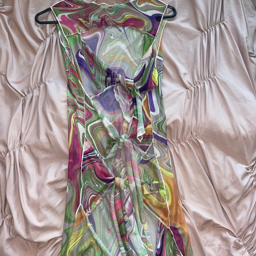 Mesh Cropout Dress